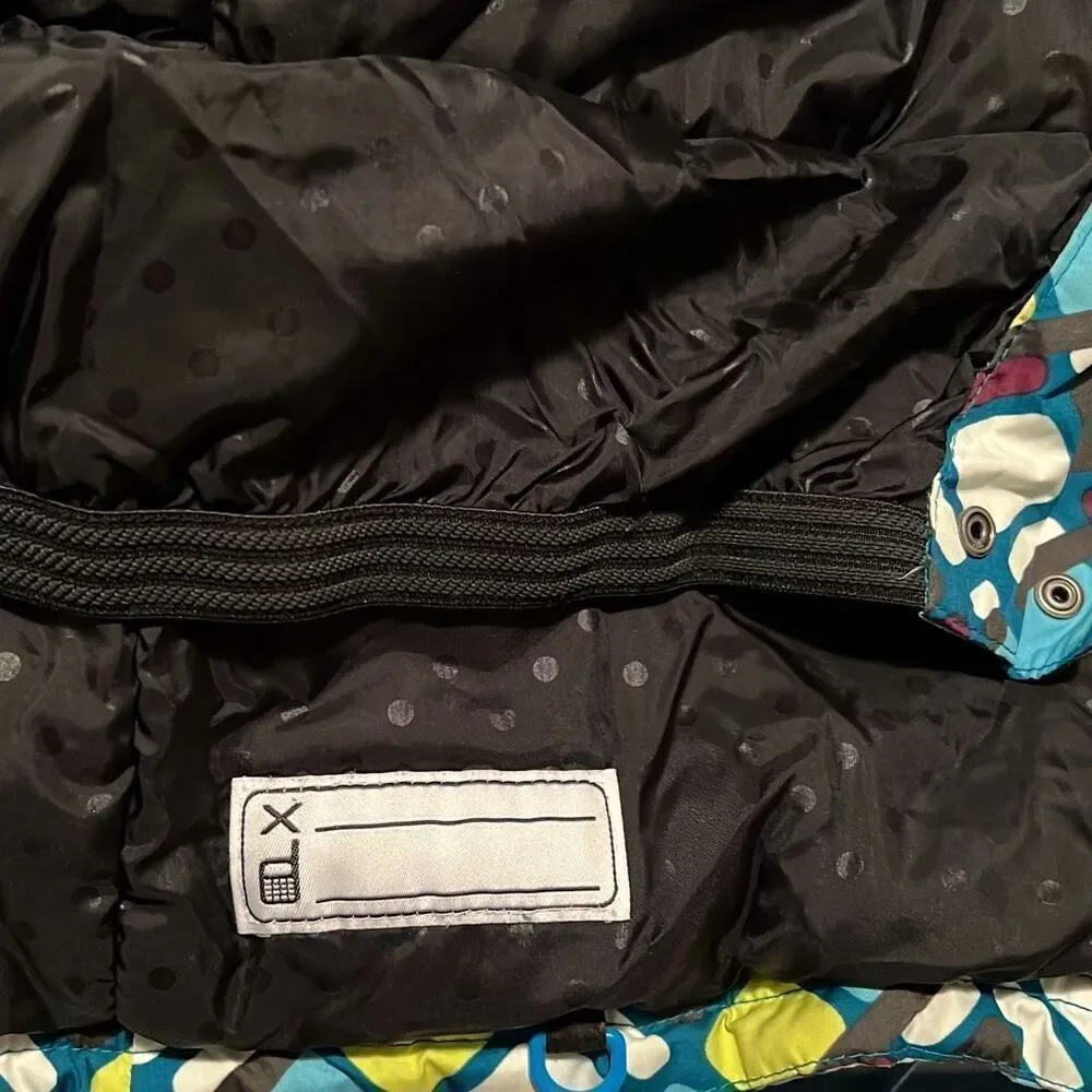 Columbia Girls' Multicolor Bugaboo Hooded Waterproof Winter Ski Jacket